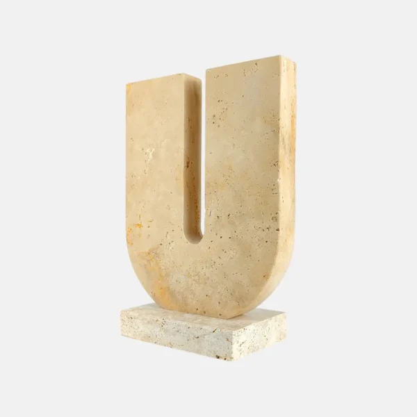 49-2 Traverten U Model Obje