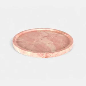 69 Rosa Lux Pembe Mermer Tepsi