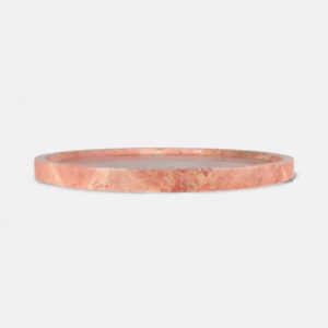 69-2 Rosa Lux Pembe Mermer Tepsi