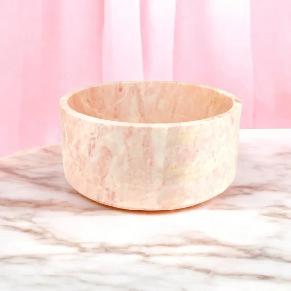 8 Rosa Lux Pembe Mermer Kase